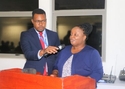 ZCSA Executive Director delivers a speech during the SMEs Workshop in Kitwe