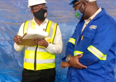 Inspection exercise at Nakambala Sugar Plant in Mazabuka