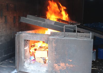 Destruction of various seized sub-standards goods at Lusaka's Chunga dumpsite.